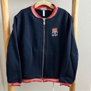 Lacoste x Keith Haring Navy Jacket with Red Accents